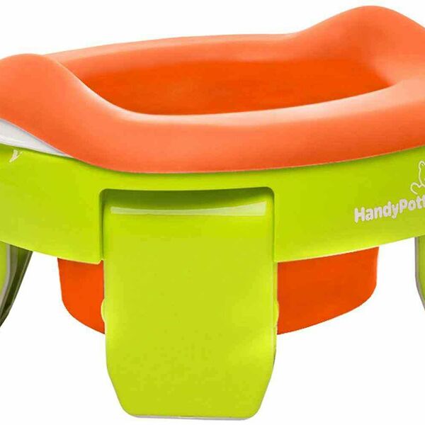 Горшок дорожный складной Roxy Kids HandyPotty с многоразовой вкладкой, 3 в 1