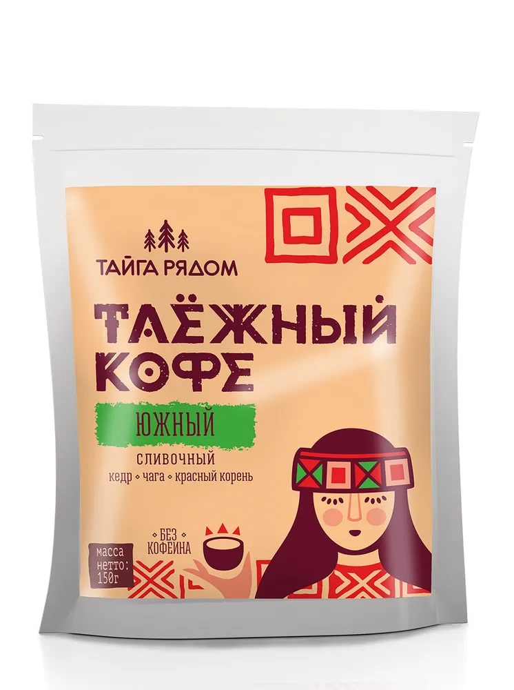 

Напиток Тайга рядом Таежный кофе Южный сливочный 150 г
