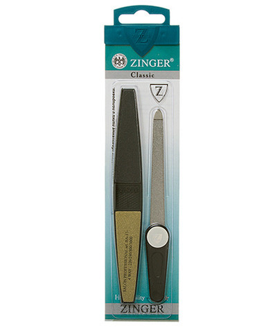 

Комплект маникюрный ZINGER Пилка + полировка 4-х сторонняя