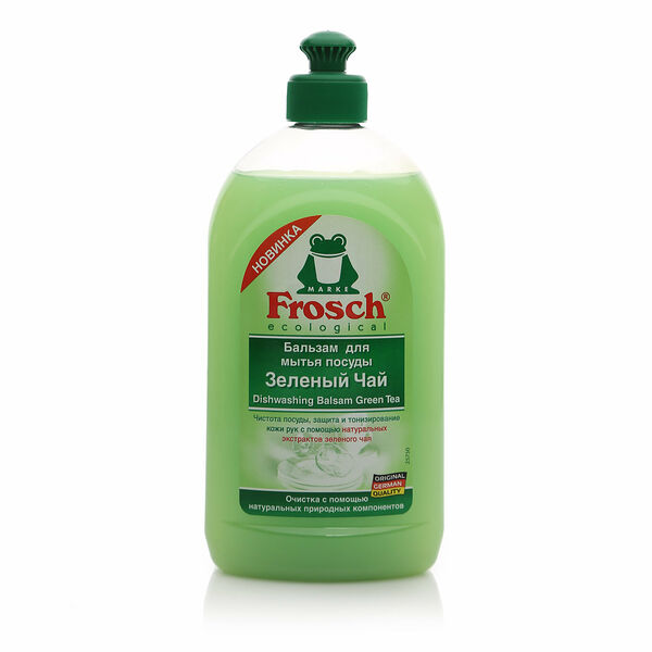 Гель для мытья посуды Frosch Ecological, зеленый чай