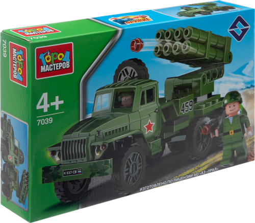 

Конструктор Город Мастеров Армия Военная техника, с фигуркой Арт. 248626