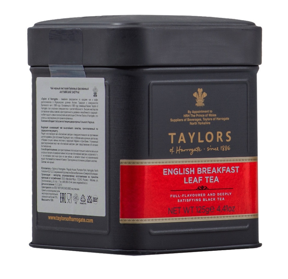 

Чай черный Taylors of Harrogate English Breakfast Leaf Tea 125 г