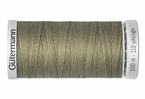 724033 Нить Extra Strong M 782 суперкрепкая, 100м, 100% п/э Gutermann(724 бледно серо-коричневый)