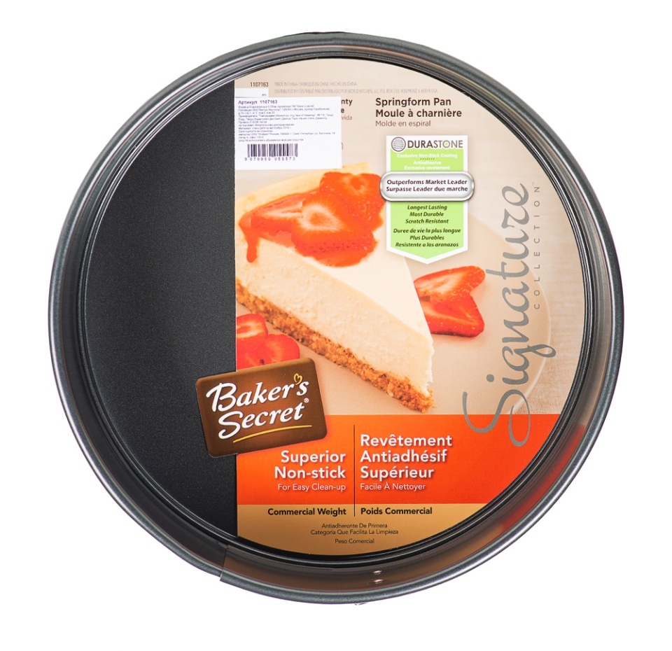 

Форма для выпечки Baker's secret круглая, 25 см, Китай