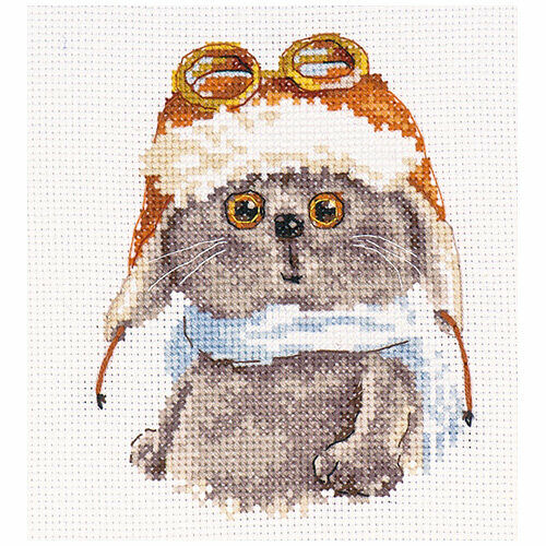 0-189 Набор для вышивания АЛИСА 'Басик летчик'10*12 см