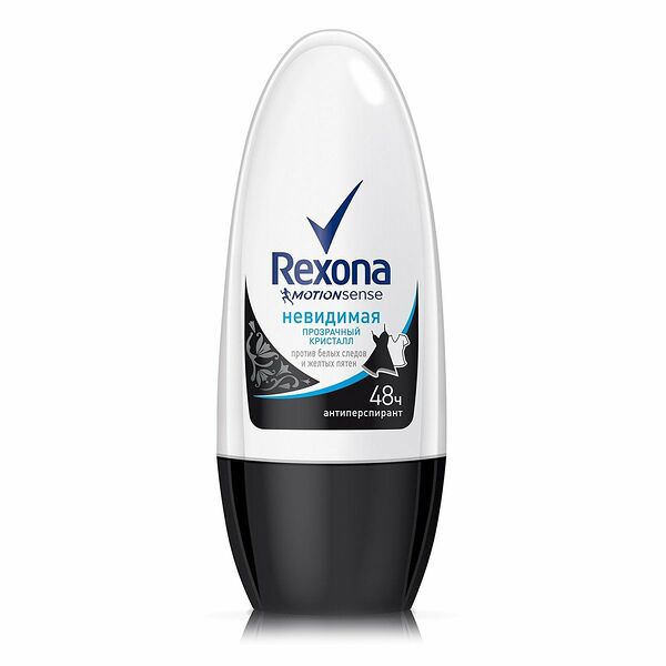 Антиперспирант Rexona Прозрачный кристалл роликовый 50мл