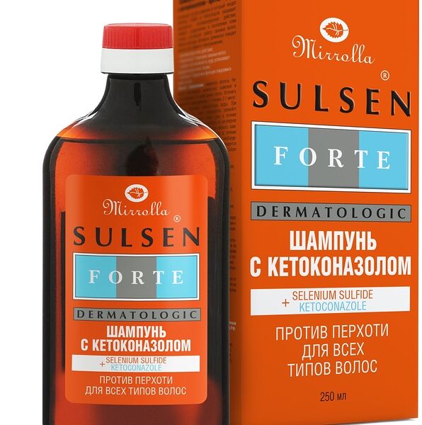 Mirrolla sulsen форте шампунь с кетоконазолом 250 мл