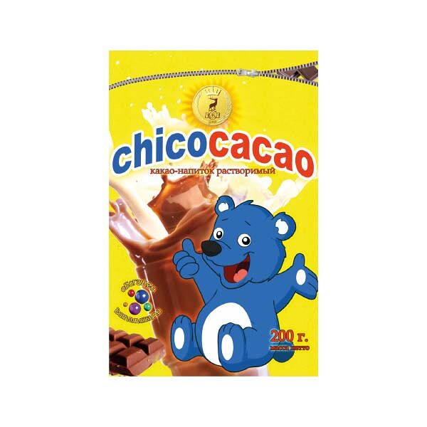 Какао-напиток Chicocacao 200гр зип пакет