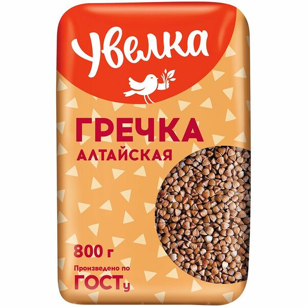 Крупа Увелка Алтайская гречневая ядрица 800г
