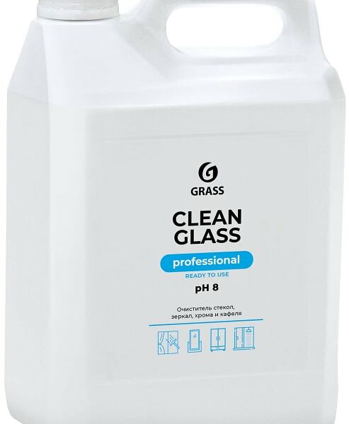 Средство чистящее Grass Clean Glass Professional Очиститель стекол и зеркал 5л