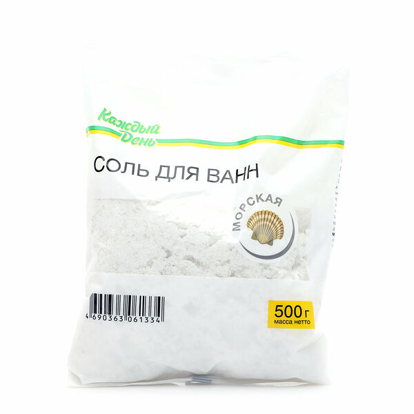 Соль для ванны Каждый день Морская