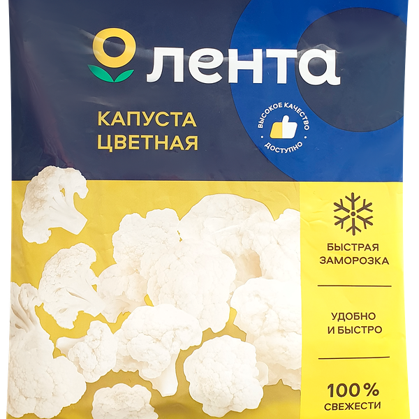 Капуста цветная замороженная ЛЕНТА, 400г