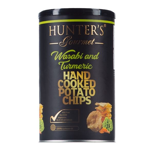 Чипсы картофельные Hunter's Gourmet с ароматом васаби и куркумы