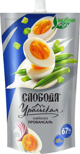

Майонез Слобода Уральская Провансаль 67% 400 мл
