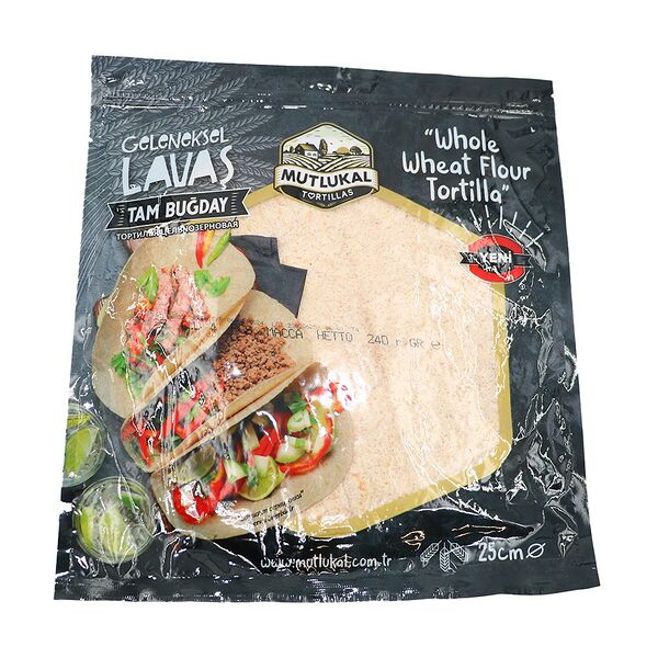 Тортилья пшеничная Mutlukal цельнозерн 240г