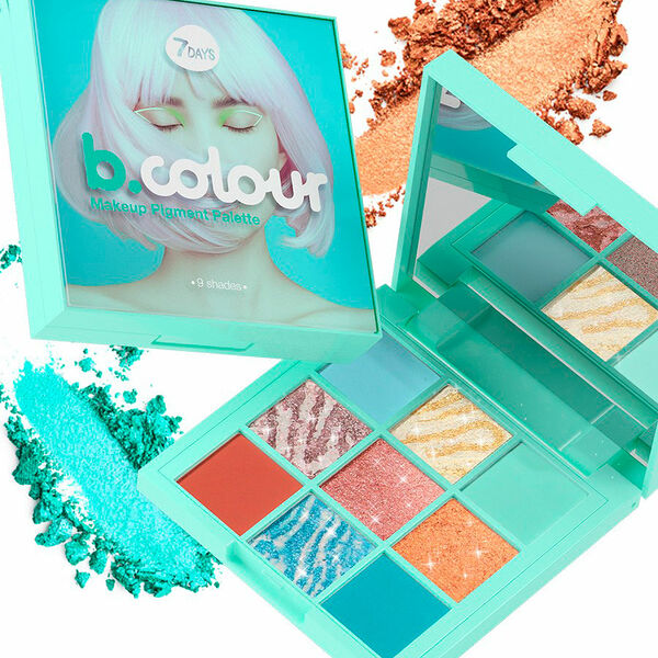 Палетка теней 7Days B. Colour Pistachio Cake для век 02