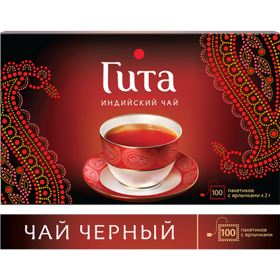 Чай чёрный «Принцесса Гита» Индийский, 100х2 г