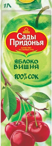 Сок Сады Придонья яблоко-вишня для детского питания 1л