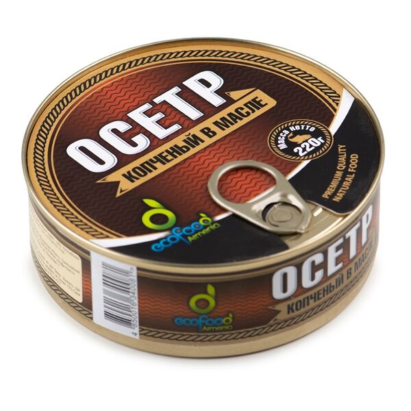 Осетр EcoFood Armenia копченый в масле