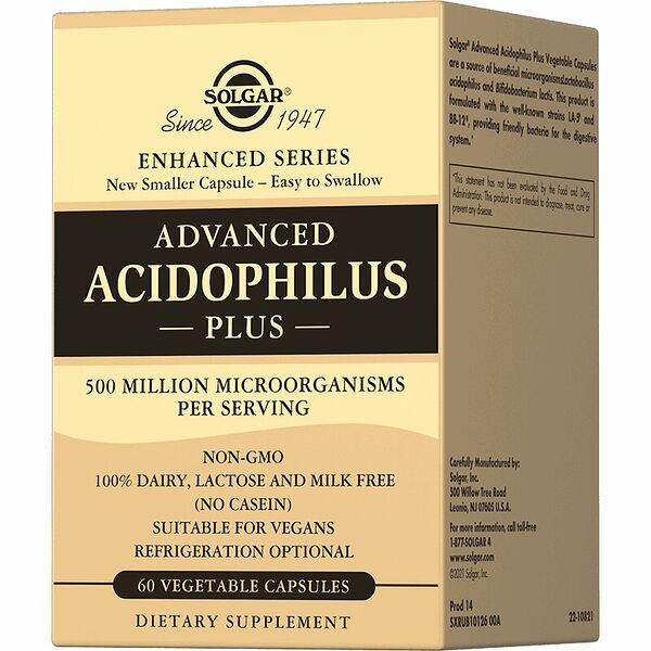 Solgar Acidophilus Plus капсулы 60 шт