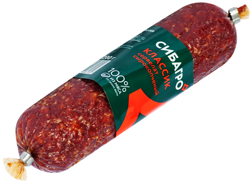 

Колбаса сырокопченая СибАгро сервелат Классик 200 г