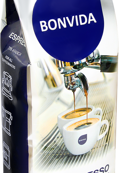 Кофе зерновой BONVIDA Espresso 70% Arabica