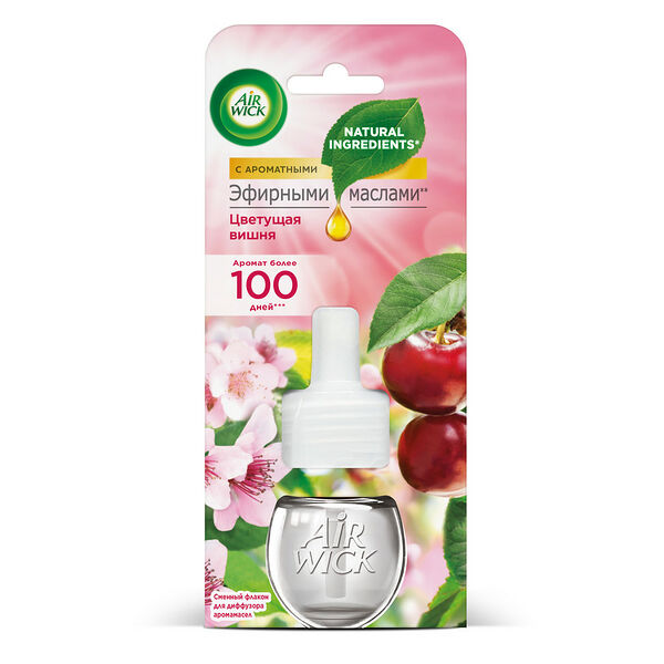 Сменный флакон для диффузера аромамасел Цветущая вишня 19мл AirWick