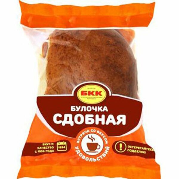 Булочка Сдобная  Булочно-кондитерский комбинат Киров Сдобная 100г