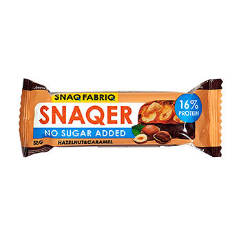 Батончик протеиновый Snaq Fabriq в шоколаде Snaqer фундук-карамель 50 г