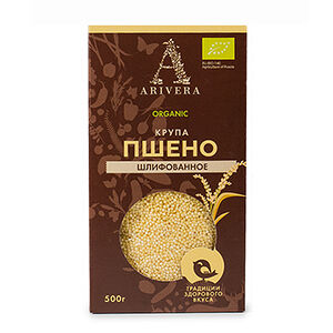 Пшено Arivera Organic шлифованное