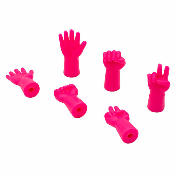 Наконечники-стопперы для спиц 'Рука', упак(6шт)