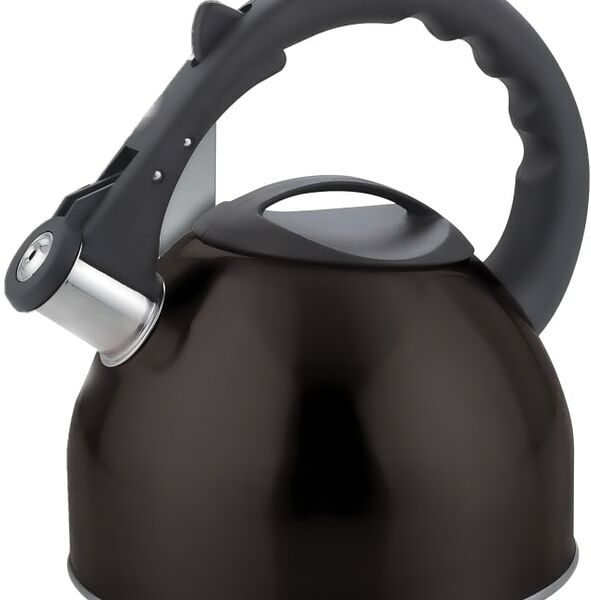 Чайник Mallony со свистком черный 2.5л