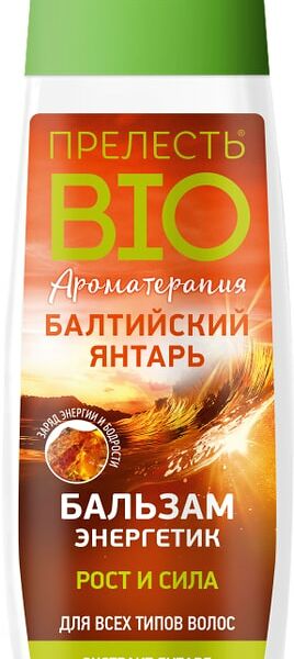 Бальзам-энергетик для волос Прелесть Bio Балтийский янтарь 250мл