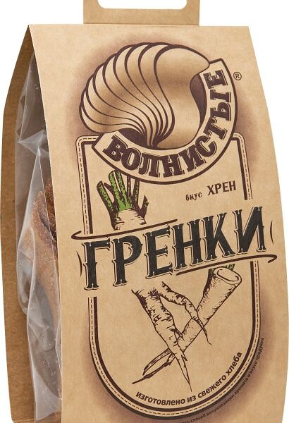 Гренки Волнистые с хреном 75г
