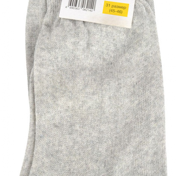 Носки мужские Каждый день светло-серые, р. 31