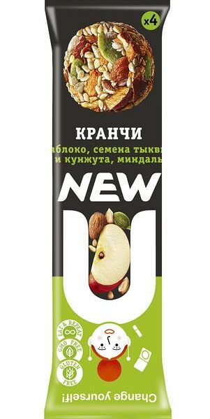 Кранчи NewU с яблоком