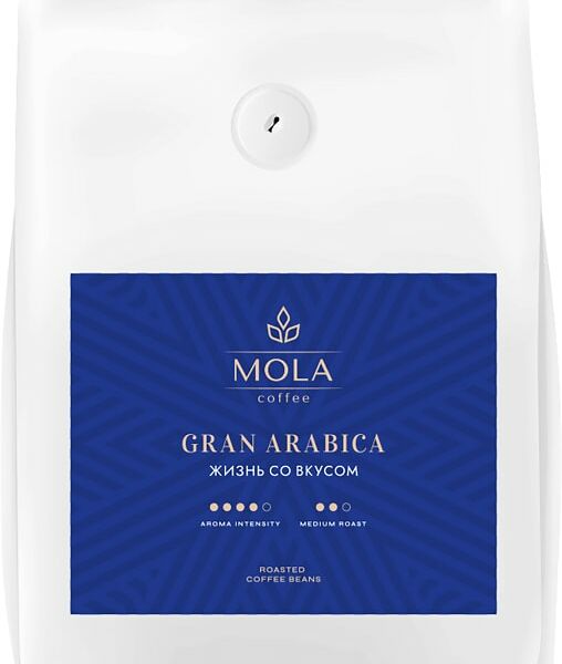 Кофе в зернах Mola Cofee Cran arabica 200г