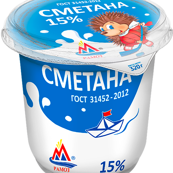 Сметана Рамоз 15%