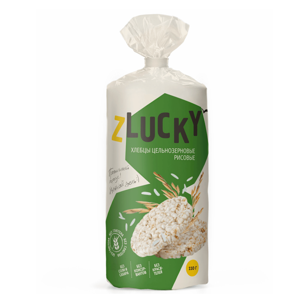 Хлебцы рисовые ZLucky хрустящие, 110г