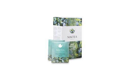 Чай зеленый Niktea Milk Oolong с ароматом молока 25 пакетиков 50г