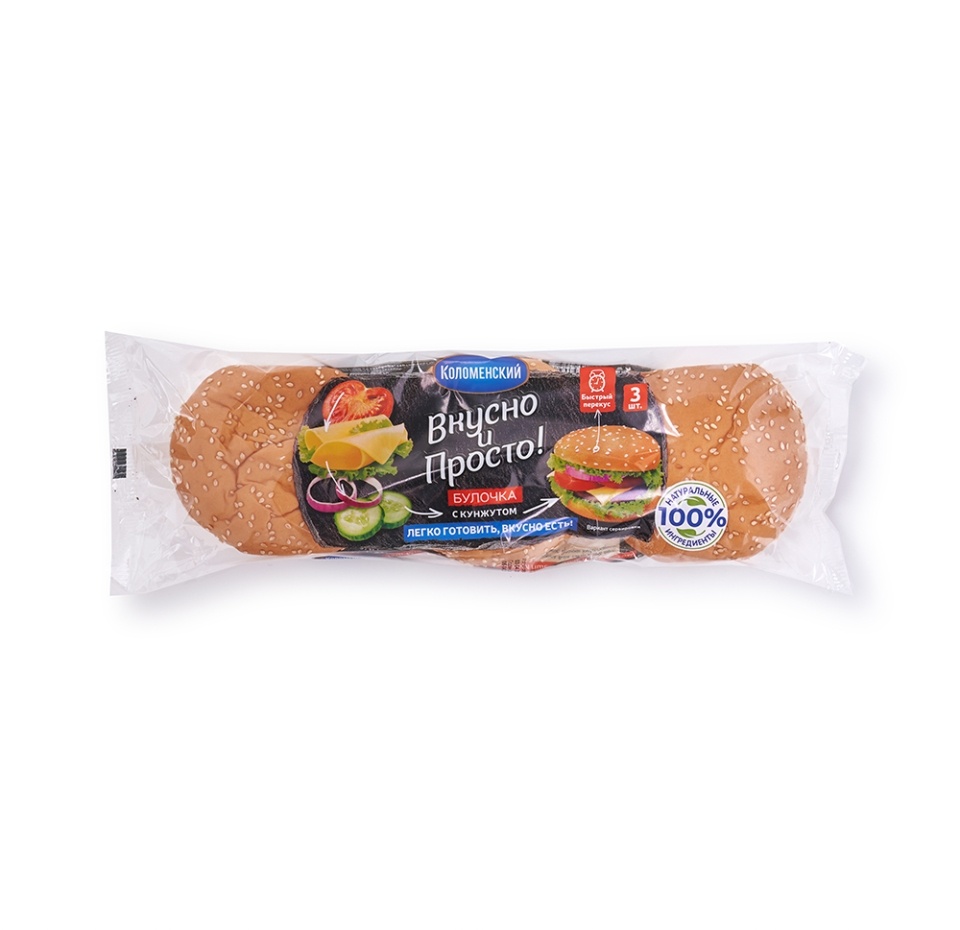 

Булочки пшеничные с кунжутом Вкусно и просто 180г, Россия