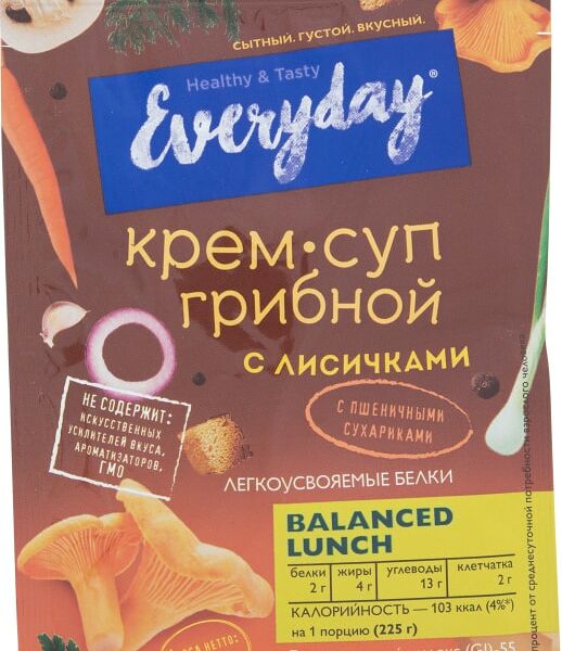 Крем-суп Everyday Грибной с лисичками 25г