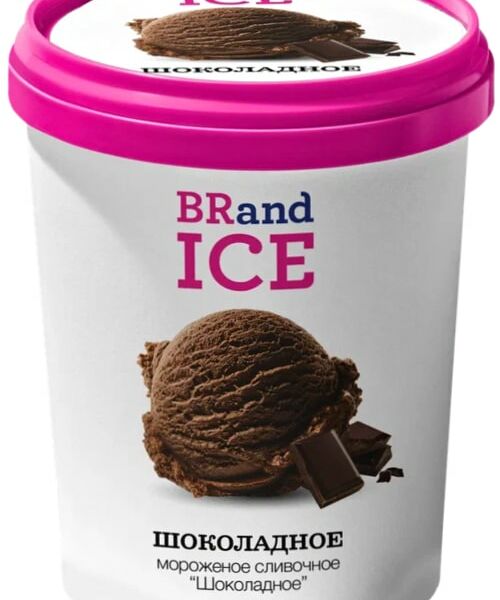 Мороженое BRandICE Шоколадное 10% 550г