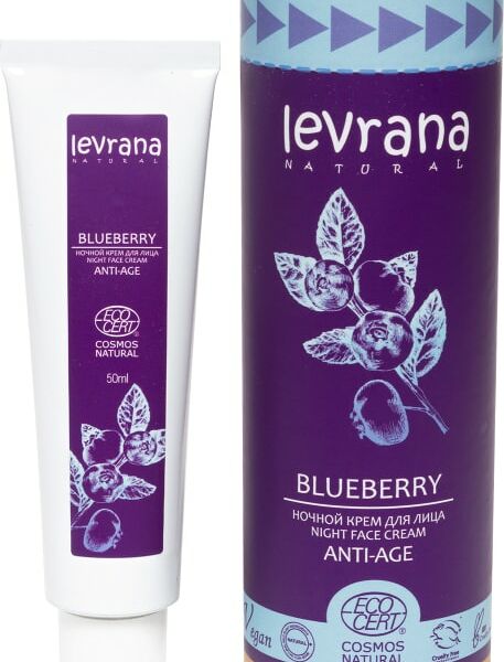 Крем для лица Levrana Черника Anti-Age Ночной 50мл