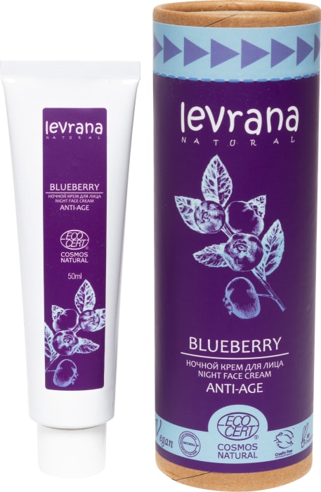 

Крем для лица ночной Anti-Age Levrana Natural Черника 50 мл