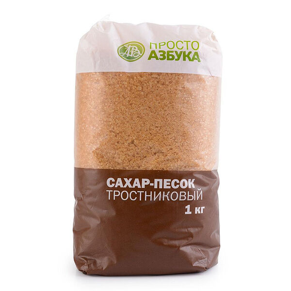 Сахарный песок тростниковый коричневый светлый 
