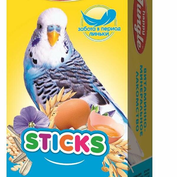 Палочки для птиц Happy Jungle витаминно-минеральные, 2 шт