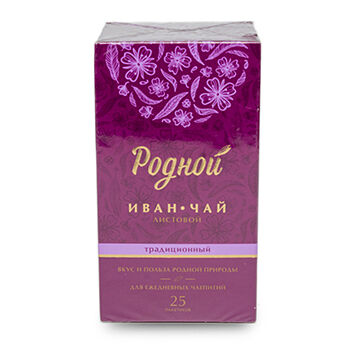 Напиток Родной Иван-чай с мятой в пакетиках, 25 шт. 