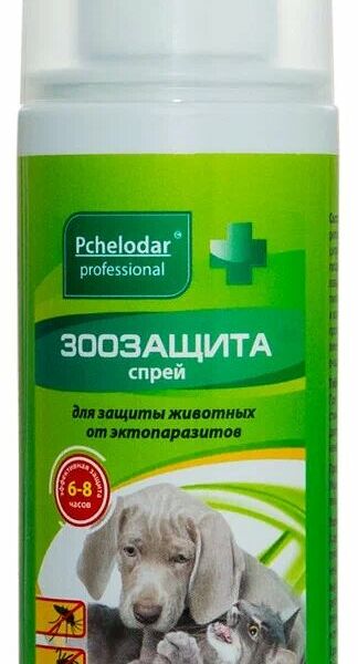 Спрей Пчелодар ЗооЗащита для животных от комаров, мошек и клещей 150 мл