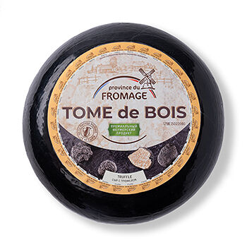 Сыр полутвердый Tome de Bois с черным трюфелем 41%